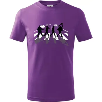 Abbey Road Killer - Tričko dětské bavlněné - 104-110cm / 3-4 roky ( Fialová )