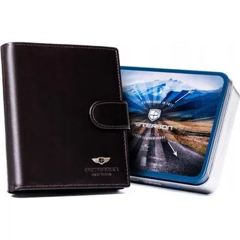 Peněženka Peněženka Peterson PTN 22307L-VT - tmavě hnědá