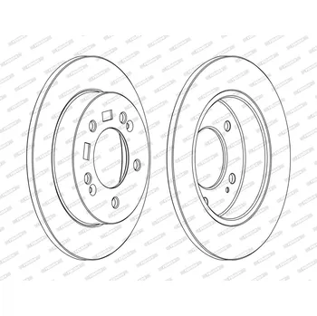 Brzdový kotouč Brzdový kotouč FERODO DDF1874C