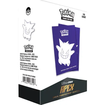 Příslušenství ke karetním hrám Pokémon UP: Elite Gengar - Apex Deck Protector obaly na karty 105 ks