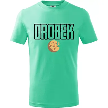 Chlapecké tričko Drobek - sušenka - Tričko dětské bavlněné - 122 cm/6 let ( Mátová )