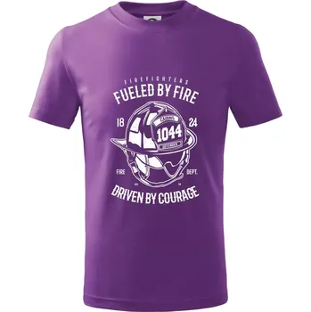 Fueled By Fire - Tričko dětské bavlněné - 104-110cm / 3-4 roky ( Fialová )
