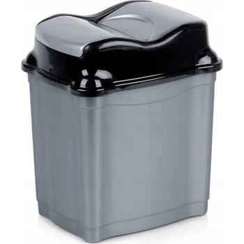 Odpadkový koš Odpadkový koš plastový šedý 5 l