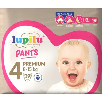 Plena Plenkové Kalhotky Lupilu Premium Pants Velikost 4 39 ks
