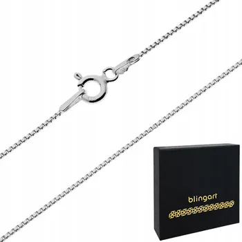 Řetízek Stříbrný řetízek vzor kostka rhodiovaný stříbro