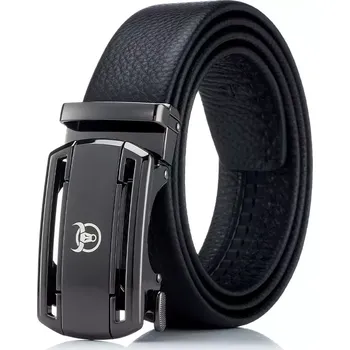 Opasek Bullcaptain pánský kožený opasek automat Defense Černý - Model Běžné balení, Délka 110 cm