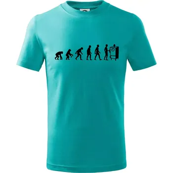 Evoluce udírna - Tričko dětské bavlněné - 98 cm / 2 roky ( Emerald )