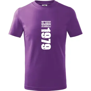 Limited edition 1979 pruh - Tričko dětské bavlněné - 98 cm / 2 roky ( Fialová )