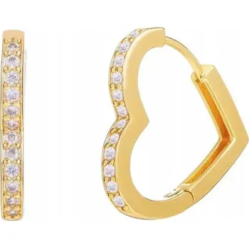 Náušnice Stříbrné Náušnice celebrity Srdce stříbro 925