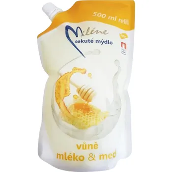 Mýdlo Miléne Mléko a med tekuté mýdlo, náplň, 500 ml IDDRZEX10739