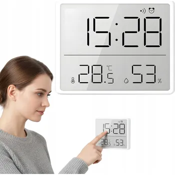 Meteostanice METEOROLOGICKÁ STANICE TEPLOMĚR S VLHKOMĚREM POKOJOVÝ MĚŘIČ VLHKOSTI