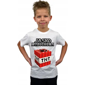 Dětská móda Miłym Druczkiem dětské tričko bílé bavlna velikost 122