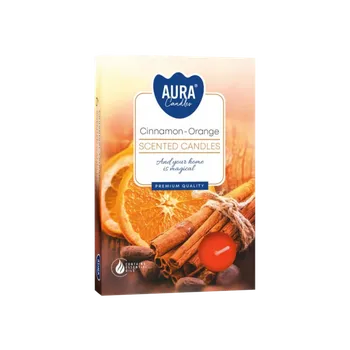 Svíčka Svíce vonná Skořice - pomeranč 6 ks (p15-159) IDDRZEX08023