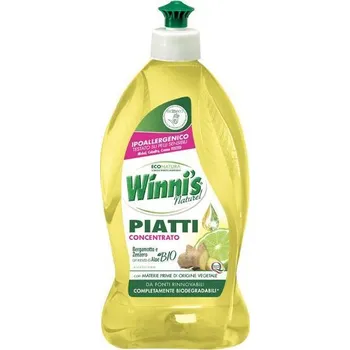 Mycí prostředek Winnis ekologický gel na ruční mytí nádobí limeta a zázvor 480ml IDDRZEX05077