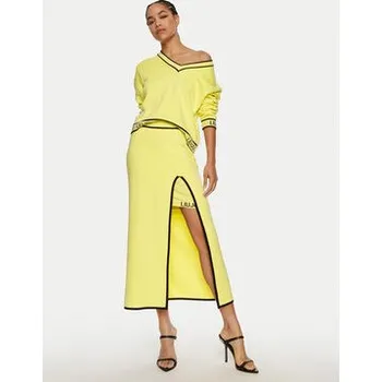 Dámské oblečení Liu Jo Sport Midi sukně TF4053 MS59L Žlutá Regular Fit M