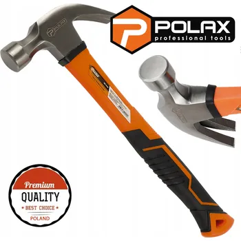 Kladivo Tesařská/Truhlářská kladivo 450g s topůrkem ze sklolaminátu Polax