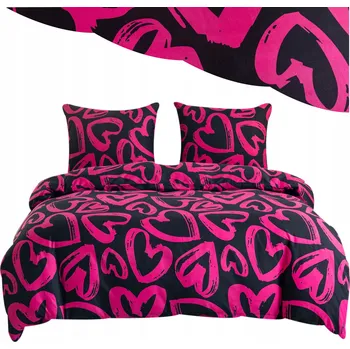 Povlečení SADA POVLEČENÍ 3D 220x200 LÁSKA HEART SRDCE LOVE 3018