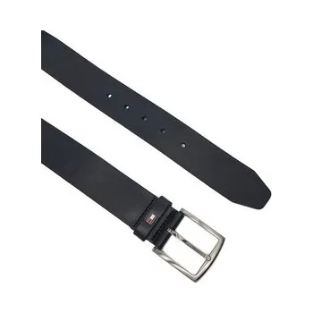 Opasek Tommy Hilfiger Pánský pásek New Denton Belt 4.0 E367863162 85 Černá 85
