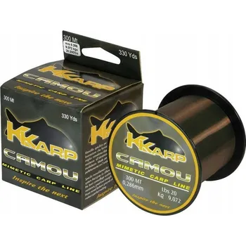 Vlasec K-Karp Camou Carp 0,37 mm 300 m