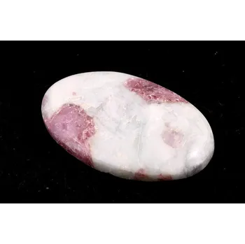 Přírodní kámen Kabošon Růžový Turmalín č.7362 (39x24x7mm)