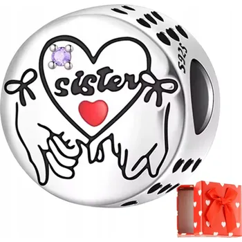 Přívěsek Stříbrný přívěsek SISTER sestra pro sestru, stříbro 925 + KRABIČKA Dárek
