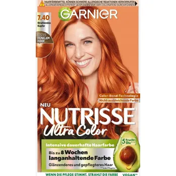 Barva na vlasy Barvy na vlasy Garnier – odstíny zrzavé a červené – Zářivá Měď