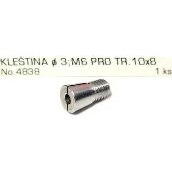 RC náhradní díl MP Jet 4838 Kleština pr.3, M6 pro trámec velikost 10x8, 1ks