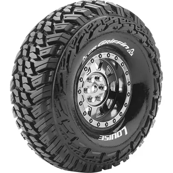 RC model ostatní Louise RC ROZBALENO - CR-GRIFFIN 1.9 - Kompletní kola s chromovými disky