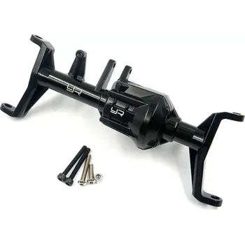 RC náhradní díl Yeah Racing Kovová přední náprava pro Traxxas TRX-6 Mercedes Benz G-63, černá