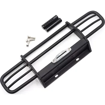 RC náhradní díl Yeah Racing Kovový přední nárazník HPI Venture, Axial SCX10 II, TRX-4 černý