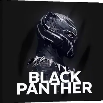 Obraz Sablio Obraz BLACK PANTHER Scrape - 50x50 cm