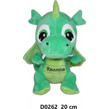 plyšák Plyšová Hračka Drak dinosaurus Krakov zelený - 19 Cm