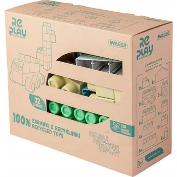 ostatní stavebnice RePlay Ekologická sada kostek, 32 dílků