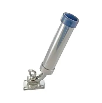 Adjustable fishing rod holder with base plate, A4 - 230mm