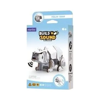 Puzzle Puzzle 3D. Buduj i słuchaj - Niedźwiedź Polarny