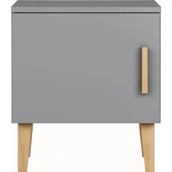 Noční stolek Elvisia Noční stolek KUBI | šedá