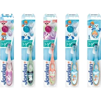 Zubní kartáček Jordan Step by Step dětský zubní kartáček, ve věku 3-5 let, 1 ks IDDRZEX12346