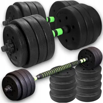 Bitumenové činky nastavitelné Sportvida 2x 20 kg