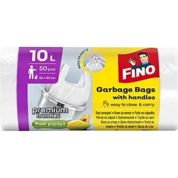 Pytle na odpadky Fino pytle na odpad s uchy, 10 L IDDRZEX10410