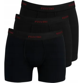 Boxerky Pánské boxerky PUCCINI velikost M 3 kusy (3-pack) bavlna BXBD09-1-1-1-M