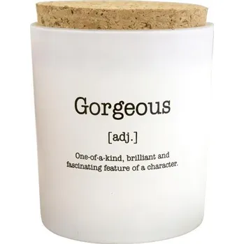 Svíčka Svíčka vonná dekorativní s korkovým víčkem Gorgeous, 300g IDDRZEX05052