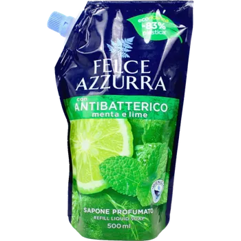 Mýdlo Felce Azzura tekuté mýdlo náplň Máta & Lime 500 ml IDDRZEX08689