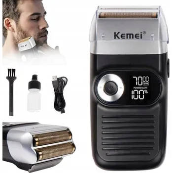 Holicí strojek ELEKTRICKÝ HOLICÍ STROJEK BEZDRÁTOVÝ PRAKTICKÝ S USB KABELEM