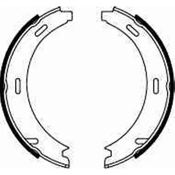 Autodíl Sada brzdových čelistí, parkovací brzda LUCAS GS8208