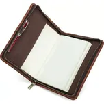 Contacts® Kožený zápisník - obal A5 Korne Hnědý - Model Pouze obal