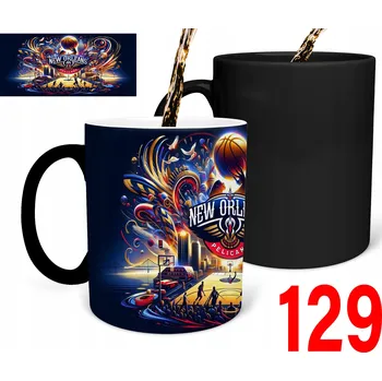 Kouzelný hrnek s potiskem DÁREK new orlean pelicans nba + JMÉNO DÁREK