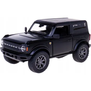 autíčko FORD BRONCO 2022 1:34 KINSMART MODEL KOV ČERNÝ