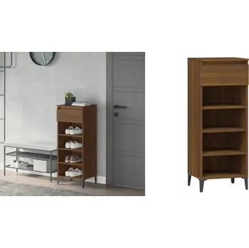 Hnědý dub, Botník, 40x36x105 cm