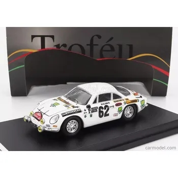 autíčko Trofeu Renault A110 Alpine N 62 Rally Montecarlo 1973 Thierry Sabine - Pierre Terry 1:43 Bílá