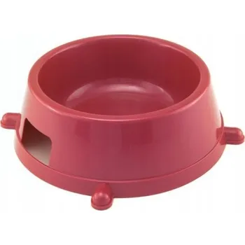Miska pro psa Jedna plastová miska SUM-PLAST červená 0,6 l